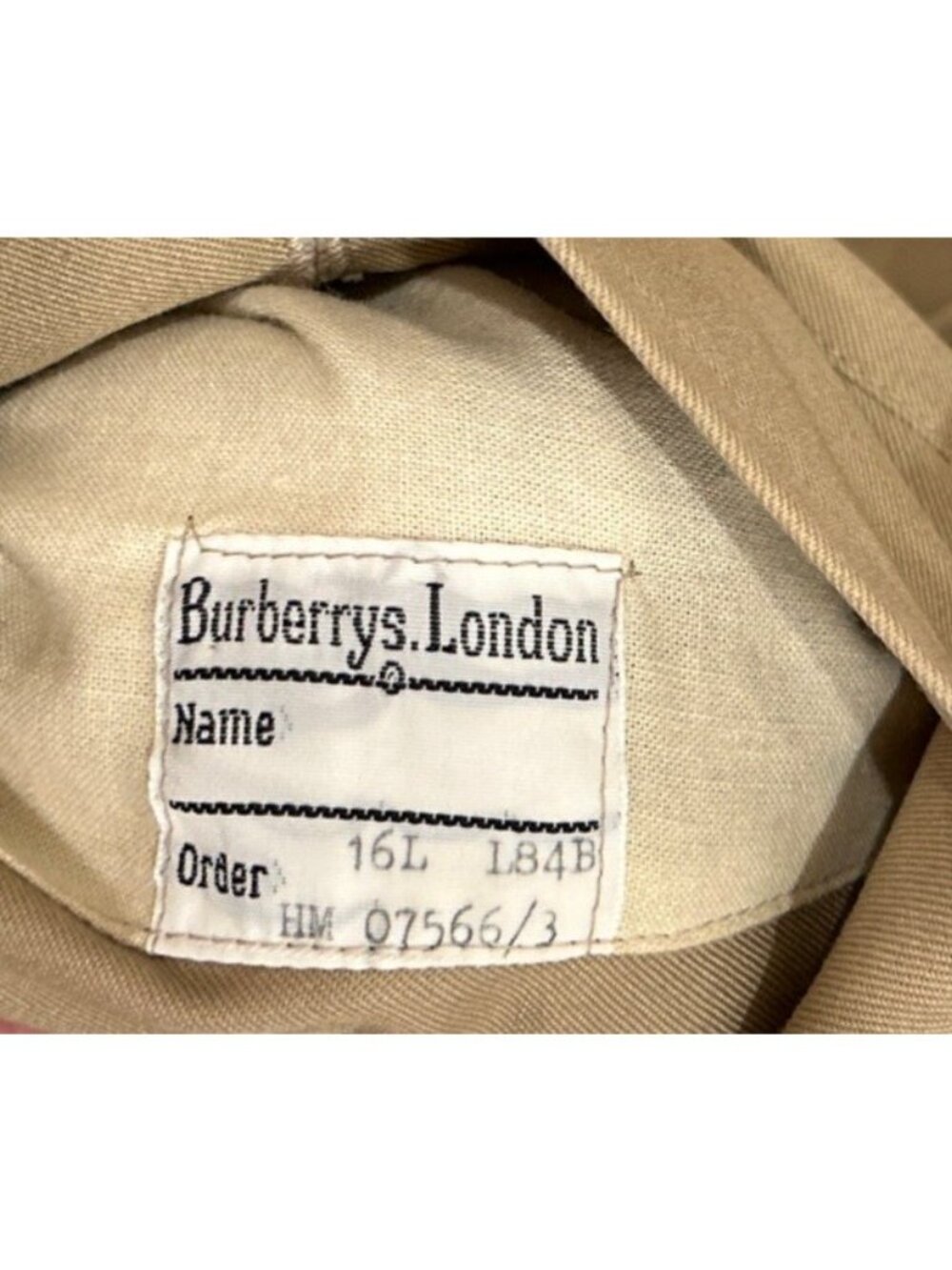 Vintage Burberrys’ Trench Coat Women 16 L? w/Liner Tan Waterloo *See Measurement - Picture 6 of 9